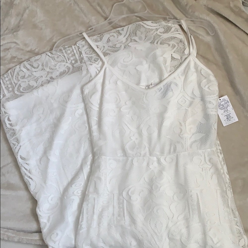 Pretty long white dress